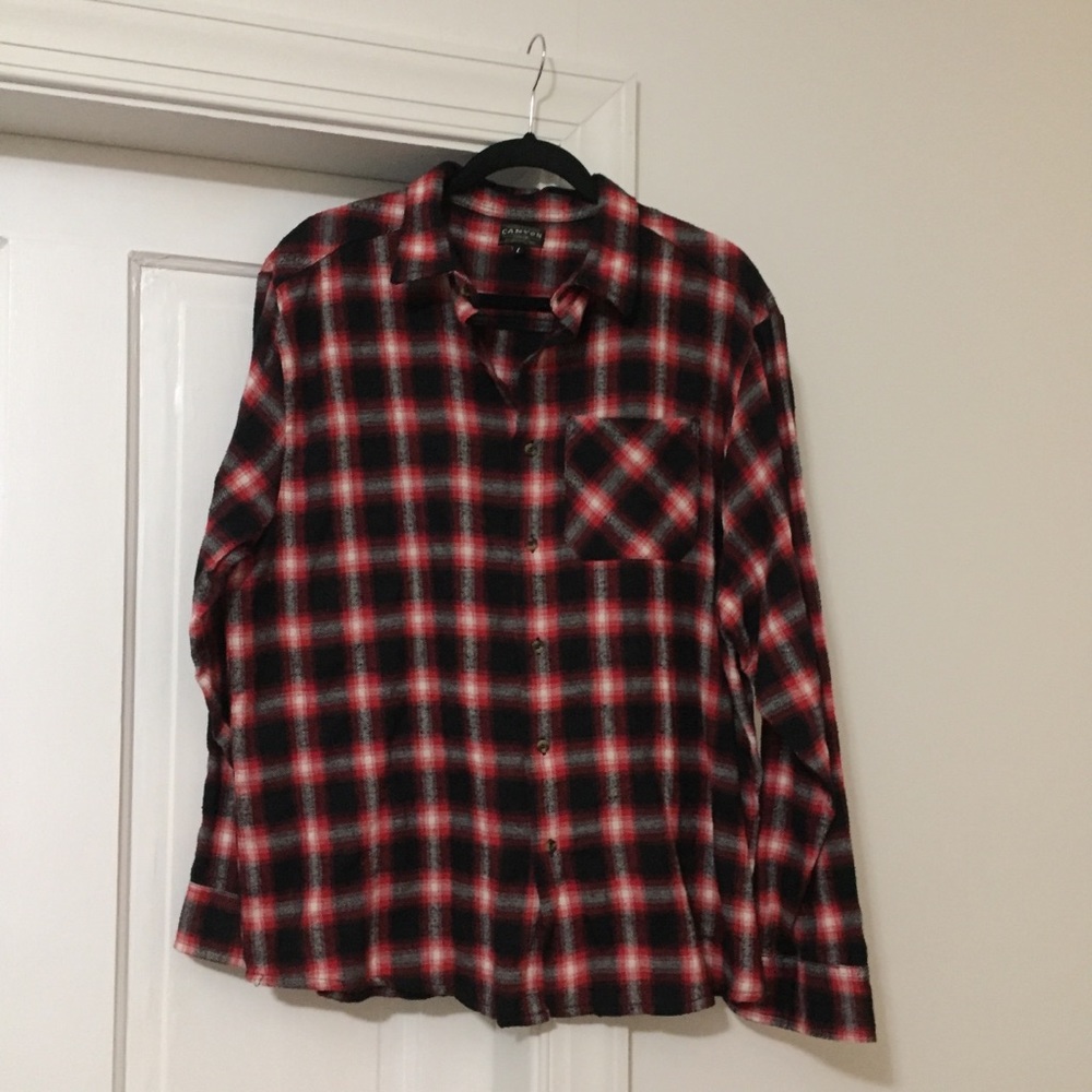 Red and Black Plaid Flannel
